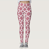 Mod Retro 60er Wildberry Leggings (Vorderseite)