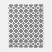 Mod Retro 60's benutzerdefinierte Farbe Fleecedecke (Vorderseite)