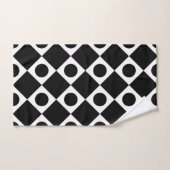 Mod Retro 60's Black Badhandtuch Set (Handtuch)