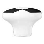 Mod Retro 60's Black Keramikknauf (Seitenansicht)
