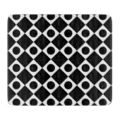 Mod Retro 60's Black Schneidebrett (Vorderseite)