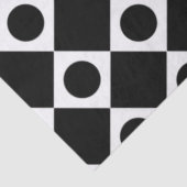 Mod Retro 60's Black Seidenpapier (Detail)