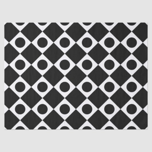 Mod Retro 60's Black Seidenpapier (Vorderseite)