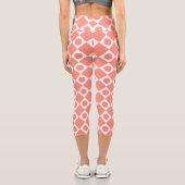 Mod Retro 60's Cantaloupe Capri Leggings (Rückseite)