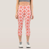 Mod Retro 60's Cantaloupe Capri Leggings (Vorderseite)