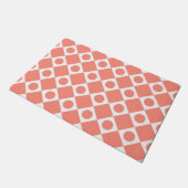 Mod Retro 60's Cantaloupe Doormat Fußmatte (Schrägansicht)