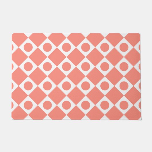 Mod Retro 60's Cantaloupe Doormat Fußmatte (Vorderseite)