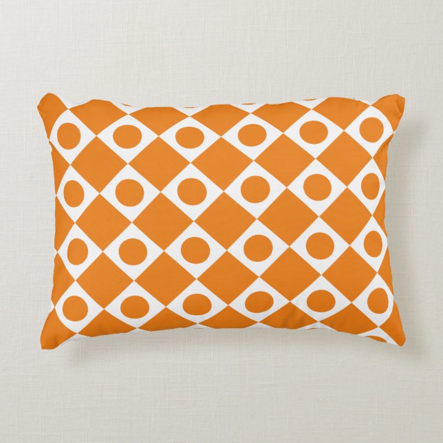 Mod Retro 60's Custom Color Accent Pillow Dekokissen (Vorderseite)