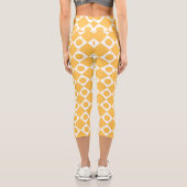 Mod Retro 60's Mustard Capri Leggings (Rückseite)