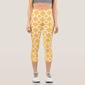 Mod Retro 60's Mustard Capri Leggings (Vorderseite)