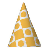 Mod Retro 60's Mustard Partyhütchen (Rechts)
