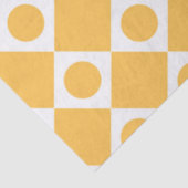 Mod Retro 60's Mustard Seidenpapier (Detail)