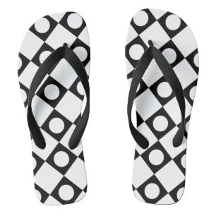 Mod Retro 60's White Badesandalen