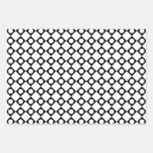 Mod Retro 60's White Geschenkpapier Set (Vorderseite 2)