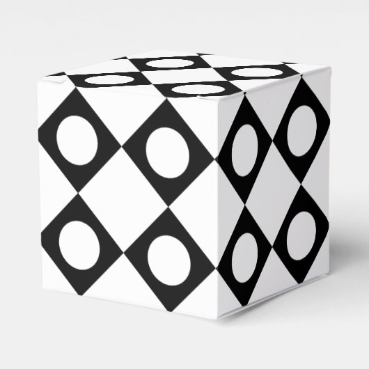 Mod Retro 60's White Geschenkschachtel (Vorderseite)