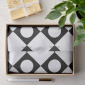 Mod Retro 60's White Seidenpapier (Geschenk)