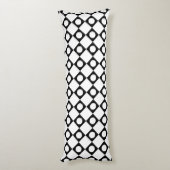 Mod Retro 60's White Seitenschläferkissen (Rückseite (Vertikal))