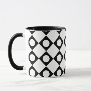Mod Retro 60's White Tasse