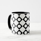 Mod Retro 60's White Tasse (Vorderseite Links)