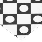 Mod Retro 60's White Tischdecke (Schrägansicht)