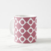 Mod Retro 60's Wildberry Kaffeetasse (Vorderseite Links)
