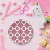 Mod Retro 60's Wildberry Pappteller (Party)