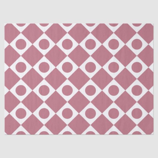 Mod Retro 60's Wildberry Seidenpapier (Vorderseite)