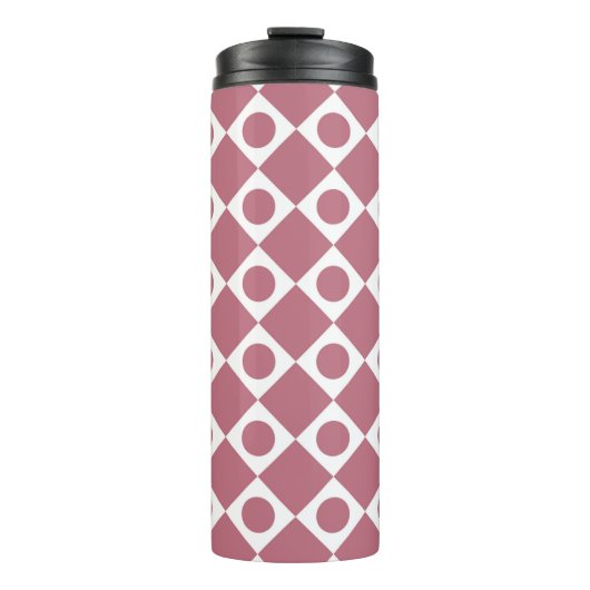 Mod Retro 60's Wildberry Thermosbecher (Vorderseite)