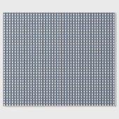 Mod Retro Blue Abstrakt Scarab Muster Geschenkpapier (Flach)