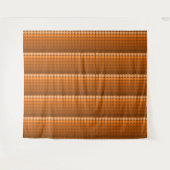 Mod Retro Circles Mid-Century in Orangetönen Wandteppich (Vorderseite (Horizontal))