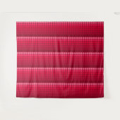 Mod Retro Circles Mid-Century in roten Tönen Wandteppich (Vorderseite (Horizontal))