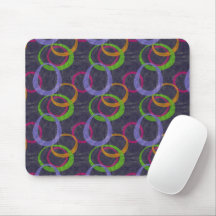 Mod Retro Circles Print