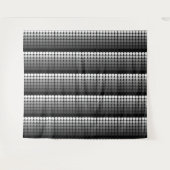 Mod-Retro-Kreise des mittleren Jahrhunderts in Sch Wandteppich (Vorderseite (Horizontal))