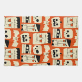 Mod Retro Monster Geschirrtuch (Horizontal)