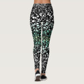 Mod Retro Quirky Groovy Boho Paragender Pride Leggings (Rückseite)