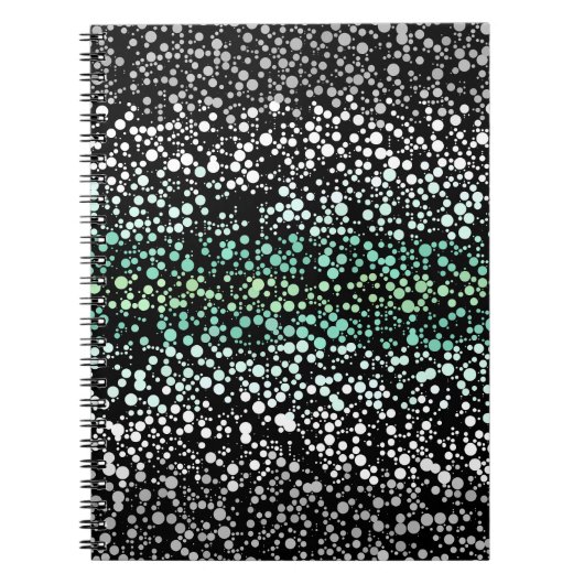 Mod Retro Quirky Groovy Boho Paragender Pride Notizblock (Vorderseite)