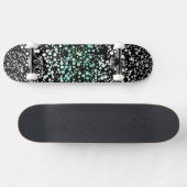 Mod Retro Quirky Groovy Boho Paragender Pride Skateboard (Horizontal)