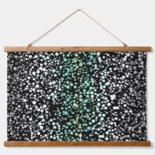 Mod Retro Quirky Groovy Boho Paragender Pride Wandteppich Mit Holzrahmen (Vorderseite 3)