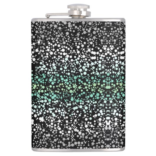 Mod Retro Quirky Groovy Boho Paragender Stolz Flachmann (Vorderseite)