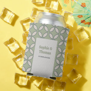 Mod Retro Wedding Olive Green Dosenkühler