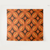 Mod-Retroteppiche aus der Mitte des Jahrhunderts Wandteppich (Vorderseite (Horizontal))