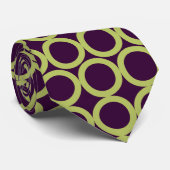 Mod Rings/Oliven + Pflaume Krawatte (Gerollt)