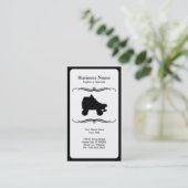 Mod-Roller-Skate Visitenkarte (Stehend Vorderseite)