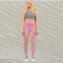 Mod Rosa Lila und gelb geometrisch