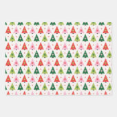 Mod Rot und Grün Geschenkpapier Set (Vorderseite)