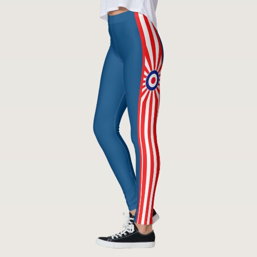 Mod Roundel Burst Decor Leggings (Links)