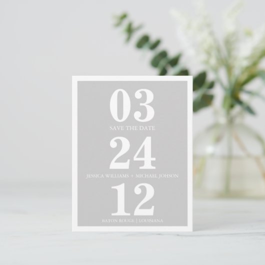 Mod Save the Date (Stehend Vorderseite)