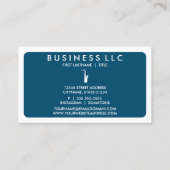 Mod Saxophon (farblich anpassbare Visitenkarte) Visitenkarte (Rückseite)