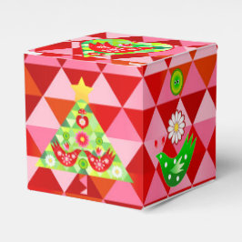 Mod Scandi Holiday Bird Geschenkboxen Geschenkschachtel