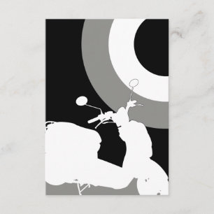 Mod Scooter-RSVP-Karte RSVP Karte